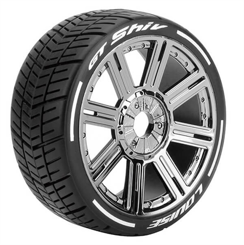 LOUISE RC GT-SHIV 1/8 FR/RR S UPER SOFT HEX 17MM SPOKE/BLACK